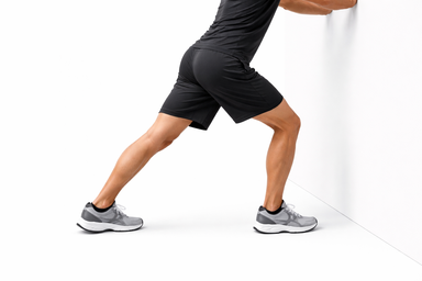 Wall Calf Stretch (Straight Knee)