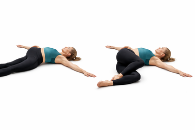 Supine Spinal Twist Stretch