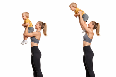 Toddler Overhead Press (Only if comfortable)